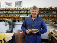 Roman Zaplotnik, shoemaker. Photo: Suzana Kokalj