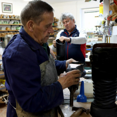 Shoe-making. Photo: Suzana Kokalj