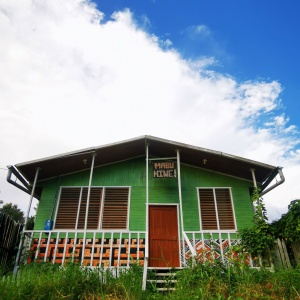 Office of  Mabu Hiwe, Indigenous Artists and Artisans Association of the Purús Province. (Photo: Sonny Saravia)