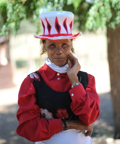Woman with a crochet hat. Photo: Velina Ninkova