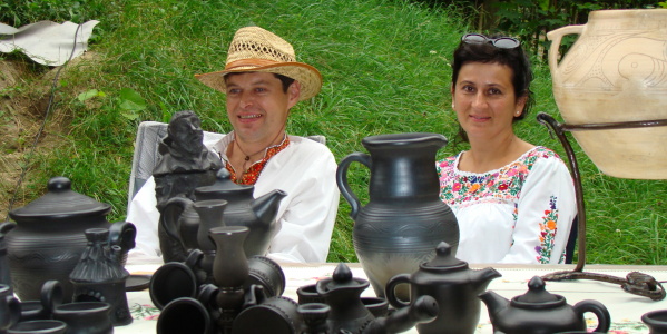 Potters Andrii and Lidiya Ulyanytski (Chervonograd, Lviv region, 2012). (Photo: Andrii Motyl)