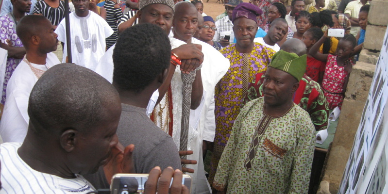 Ooni Adeyeye at Igbo Olokun, Nigeria, 2017 (Photo: Abidemi Babatunde Babalola)